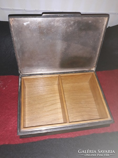 Alpakka old cigarette or card box