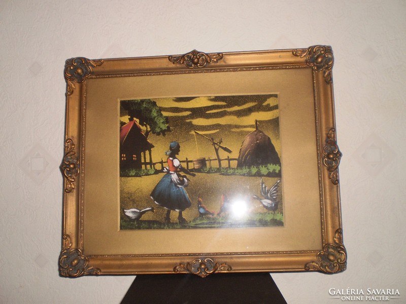 Antique picture frame