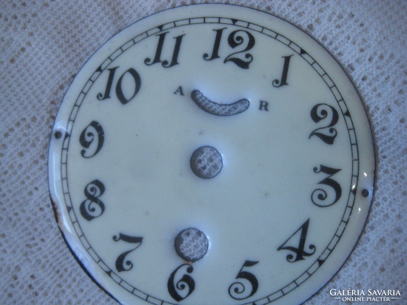 Enameled clock face 10 cm, unused!