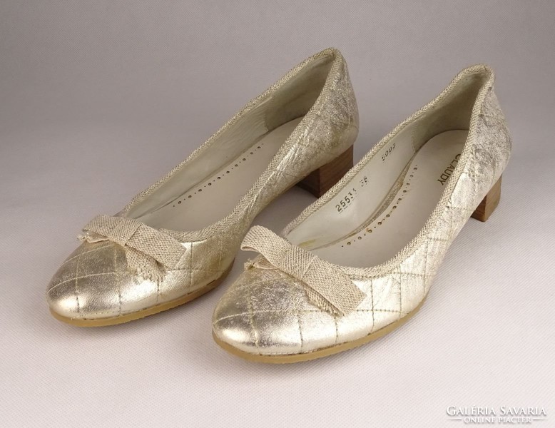 0V548 Ezüst Claudy balerina cipő 38-as