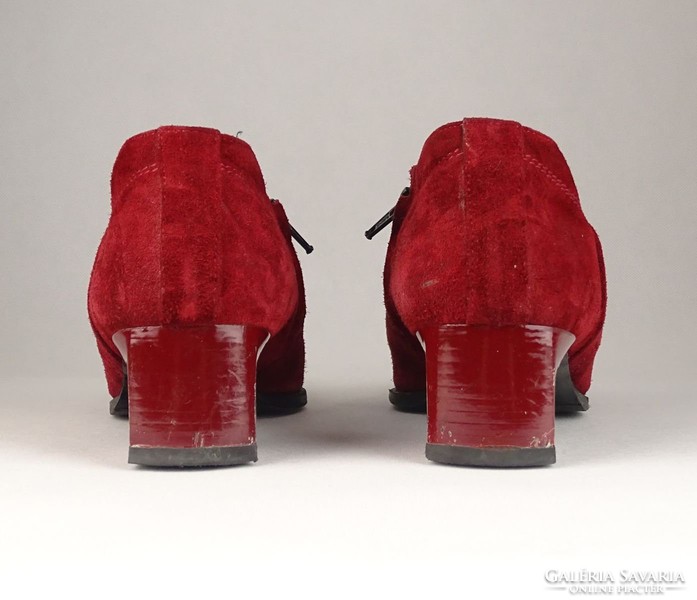 0V554 Bordó Cango Rinaldi női velúr cipő 39-es