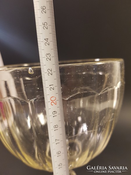 Large saxen glas glass goblet