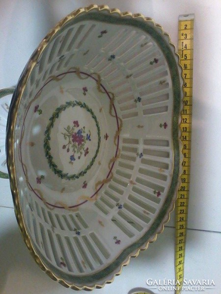 2 giant empires. Antique! 35X25cm! French Limoges frosted snow-white porcelain serving bowls.