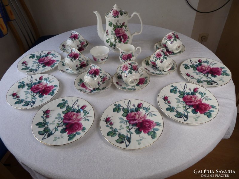 From 1992 English 6 eyes. Tea / Coffee / Cookies Porcelain Set