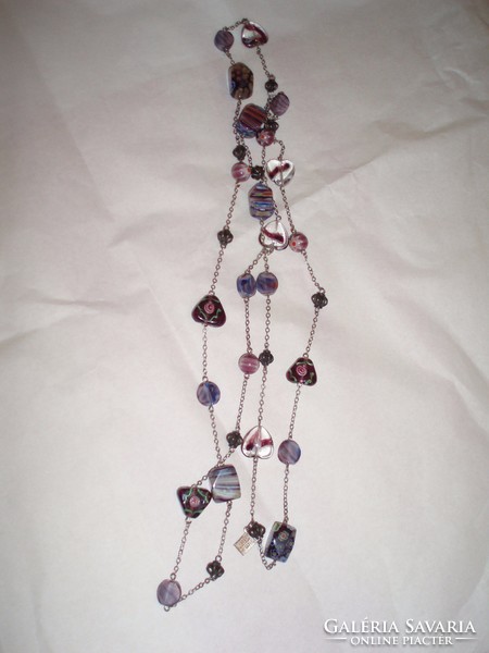 Murano millefiori long necklace