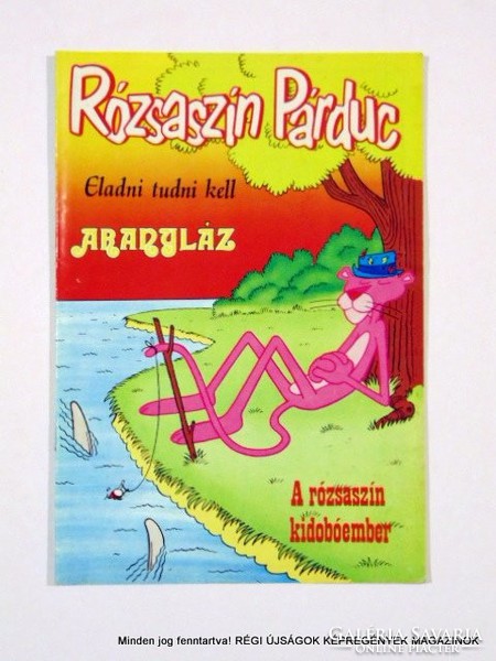 1988 ?  /  Rózsaszín Párduc  /  Régi ÚJSÁGOK KÉPREGÉNYEK MAGAZINOK Szs.:  9571