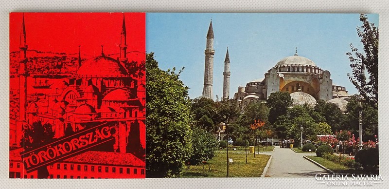 0V402 12 darabos Törökország képeslap füzet
