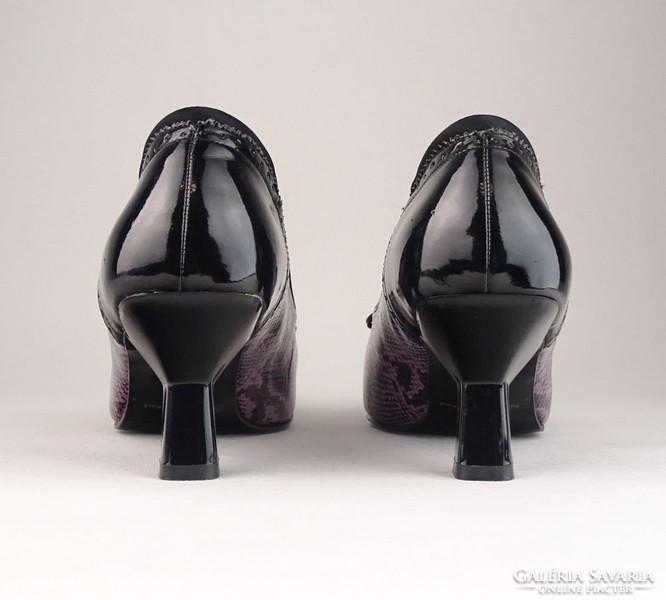 0V848 Lakkozott masnis Carrini női cipő 40-es