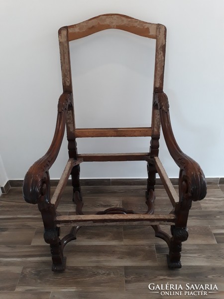 Antique armchair restored from around 1870
