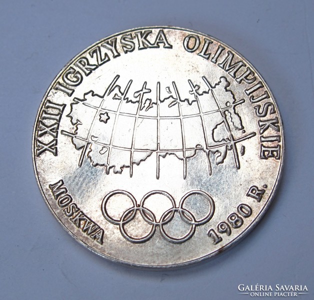 24.Téli olimpia,Moszkva 1980,Lengyel emlékérem.
