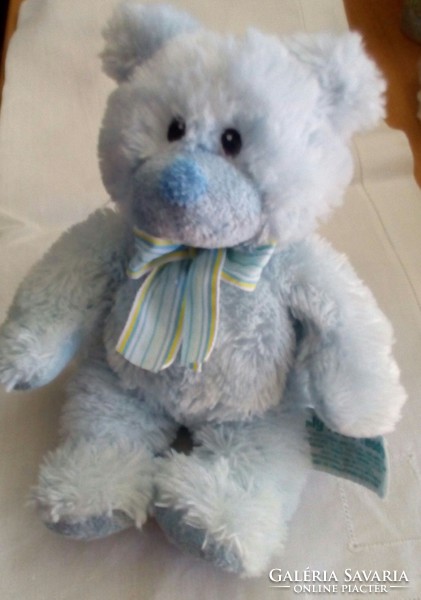 My First Teddy, világoskék, 28 cm magas