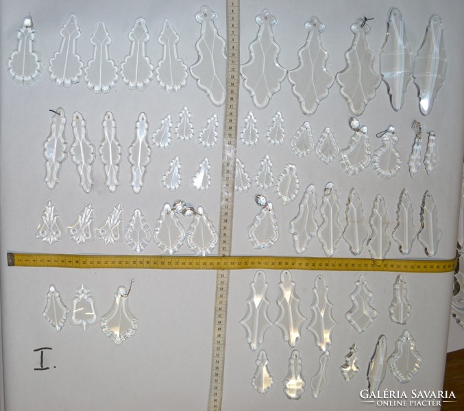 Crystal chandelier parts