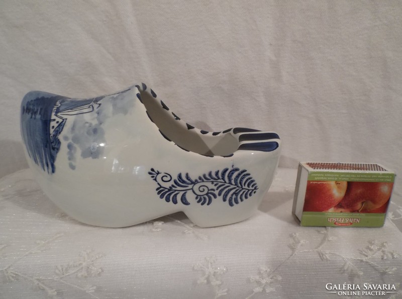 Shoe - marked - large - hand painted - 16 x 8 x 7 cm - porcelain - flawless