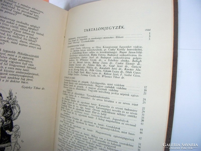 Open book, one hundred and thirty announcements with one hundred pictures. Budapest, [1928]