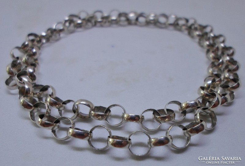 Beautiful thicker silver necklace