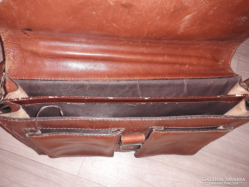 MOST ÉRDEMES ÁRON!!! Vintage férfi BŐR dizájn akta táska irodai táska laptop táska
