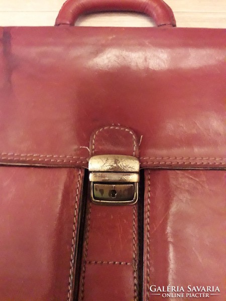 MOST AKCIÓBAN JÓ ÁRON!!! Vintage férfi BŐR dizájn akta táska irodai táska laptop táska