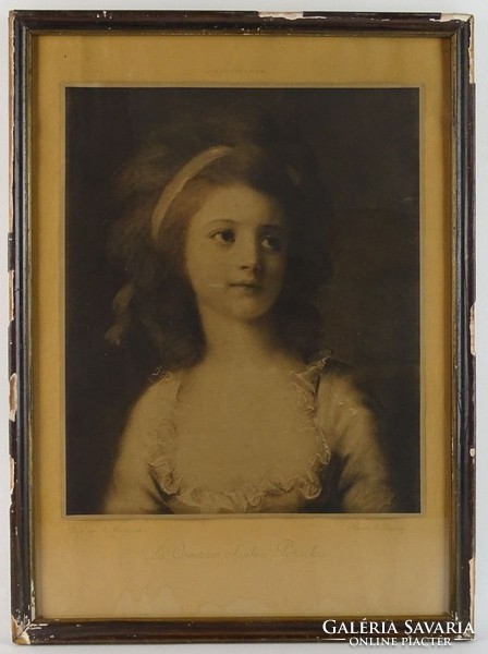 0W265 Potocka grófnő keretezett portré