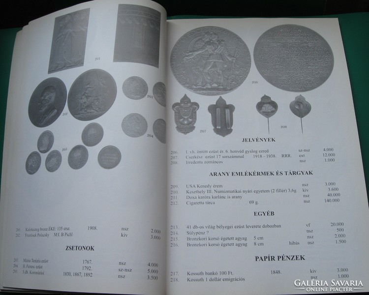 10. Numismatic auction - auction house kövágó l. - Globe-impex kft. - Auction catalog