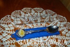 Silver plated Edinburgh decorative spoon