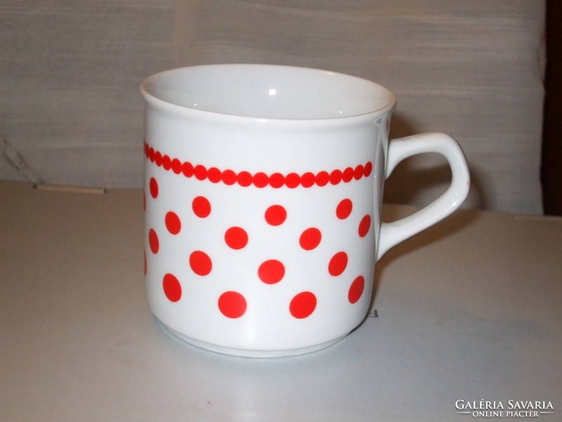 Zsolnay polka dot mug for sale!