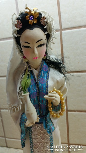 Japanese doll in white for sale!