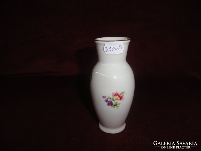 Hollóház porcelain vase, 12 cm high (flower pattern). He has!