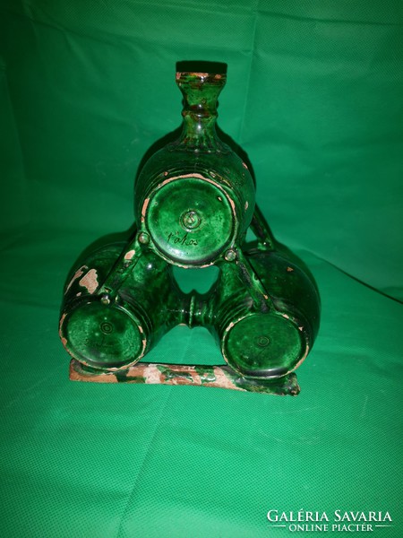 Hordó butella 1827 évszám XIX század 20 cm