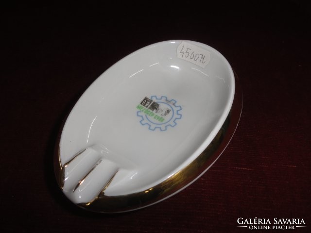 Raven house porcelain ashtray with oval inscription on a field machine. He has!
