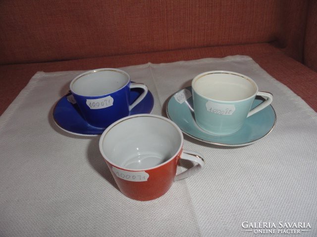 Quarry porcelain coffee cup, colorful. With washer. He has!