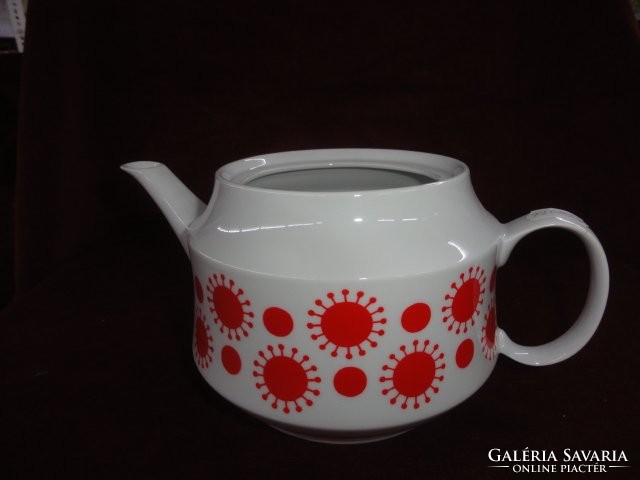 Lowland porcelain teapot, without lid, with sun pattern. He has!