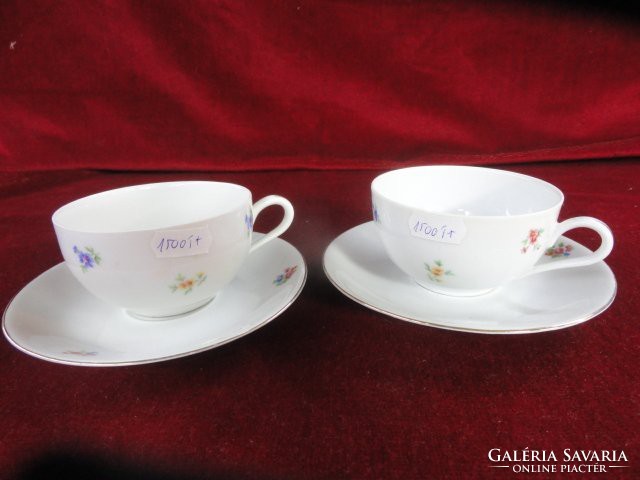 German porcelain bavaria f., Tea cup + placemat. He has!