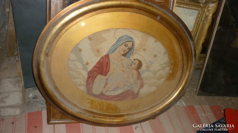 R/Gobelin, "Mária a kis Jézussal"