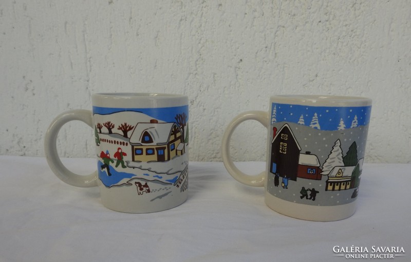 Christmas mug pair