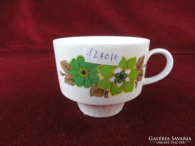 Mittertek bavaria german coffee cup with green / brown pattern. He has!
