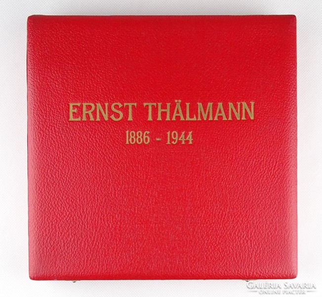 0X345 Ernst Thälmann meisseni kerámia plakett