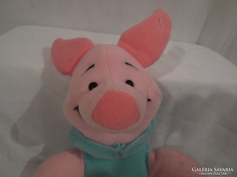 Piglet - new - 24 x 14 cm - original disney piglet - in hooded clothes