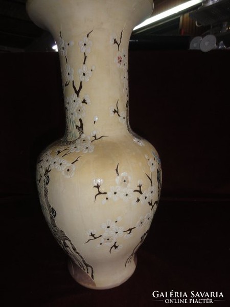 Japán váza,gyönyörű darab, 45 cm magas, mázas. Vanneki!