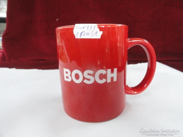 Mug with the word Bosch. He has!