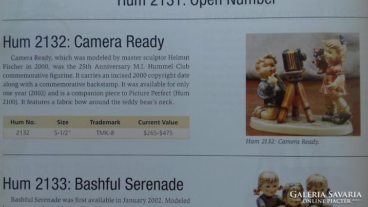 Hummel Camera Ready - Kamera rendben  Egyszeri kiadás! #2132 TMK8 14,5cm