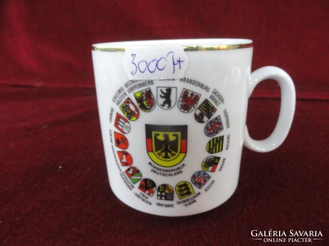 Kleiber german bavaria porcelain mug. With the coat of arms of German cities. He has!