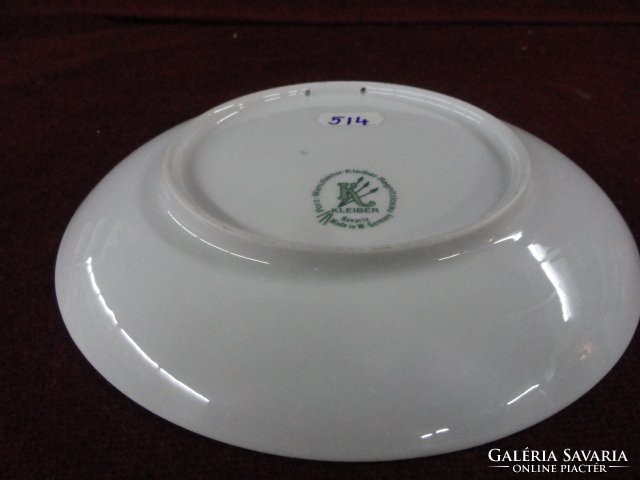 Kleiber German bavaria porcelain decorative plate. Manufacturing plant manufacturer. He has!