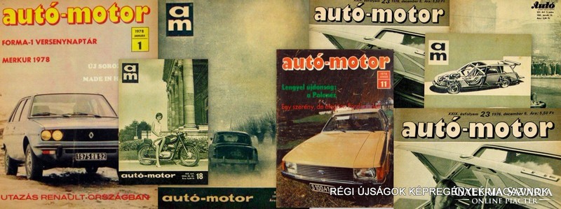 1970 július 21  /  autó-motor  /  SZÜLETÉSNAPRA RÉGI EREDETI ÚJSÁG Szs.:  6514