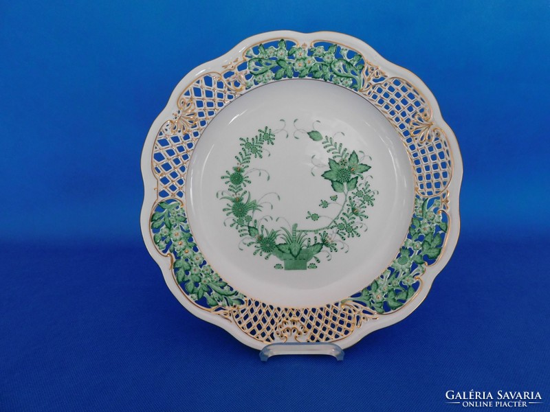 Herendi Indian 34cm openwork decorative bowl wall bowl