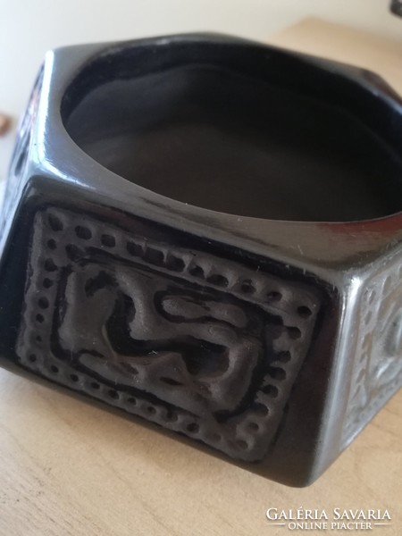 Dósa-pardy Szentes black pottery collection piece