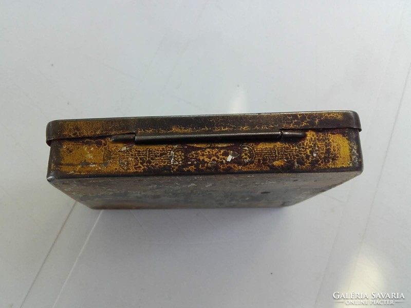 RITKA! Antik  Nestor Gianaclis KING egyiptomi fém(pléh) cigarettás doboz cca. 1920-30