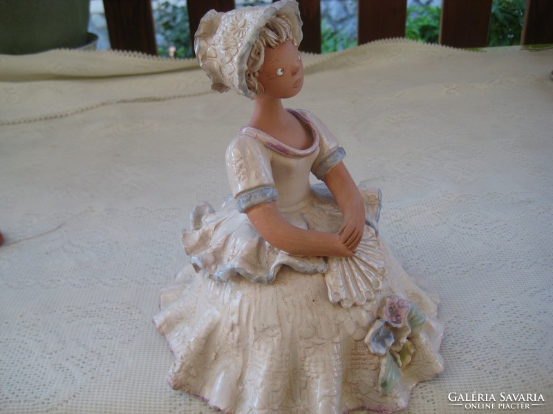 Ceramic lady, Turkish s. Szentendre 25 cm