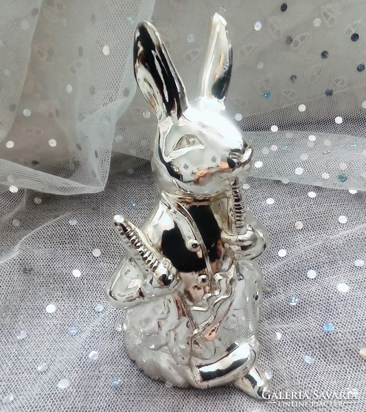 Jelzett ezüstözött nyúl persely Beatrix Potter, Peter Rabbit