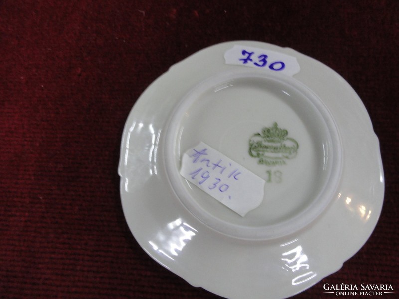 Bavaria German porcelain antique decorative bowl, gold center, diameter 8.5 cm. He has!