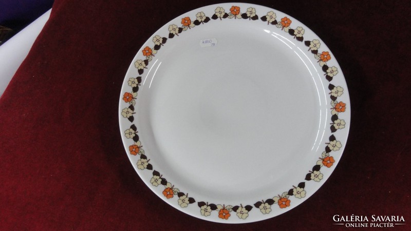 Raven house porcelain cake bowl with beige / brown / red flower pattern. He has!